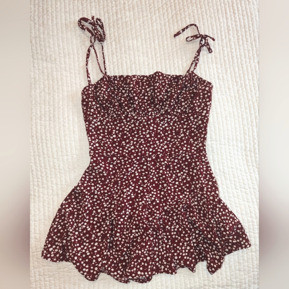 Red spotted Romper